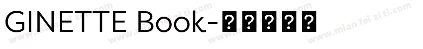 GINETTE Book字体转换